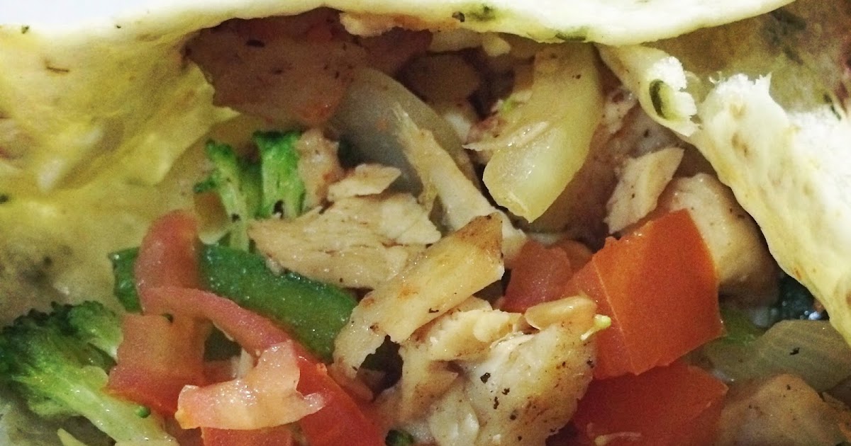 Resepi : Tortilla Ayam Panggang (Grill Chicken Wrap 